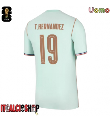 Francia Theo Hernandez #19 Seconda Maglia Mondiali 2026 Manica Corta